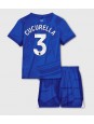 Billige Chelsea Marc Cucurella #3 Hjemmedraktsett Barn 2025-26 Kortermet (+ Korte bukser)